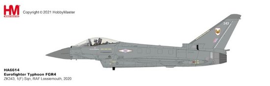 Eurofighter Typhoon FGR4 ZK343, 1(F) Sqn, RAF Lossiemouth, 2020